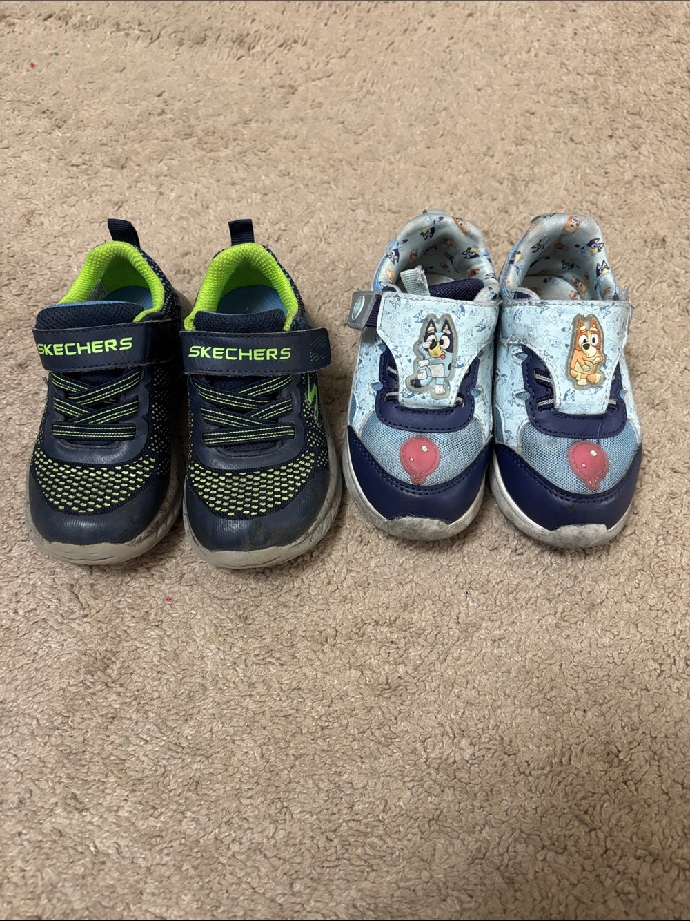 two pairs of Sneakers